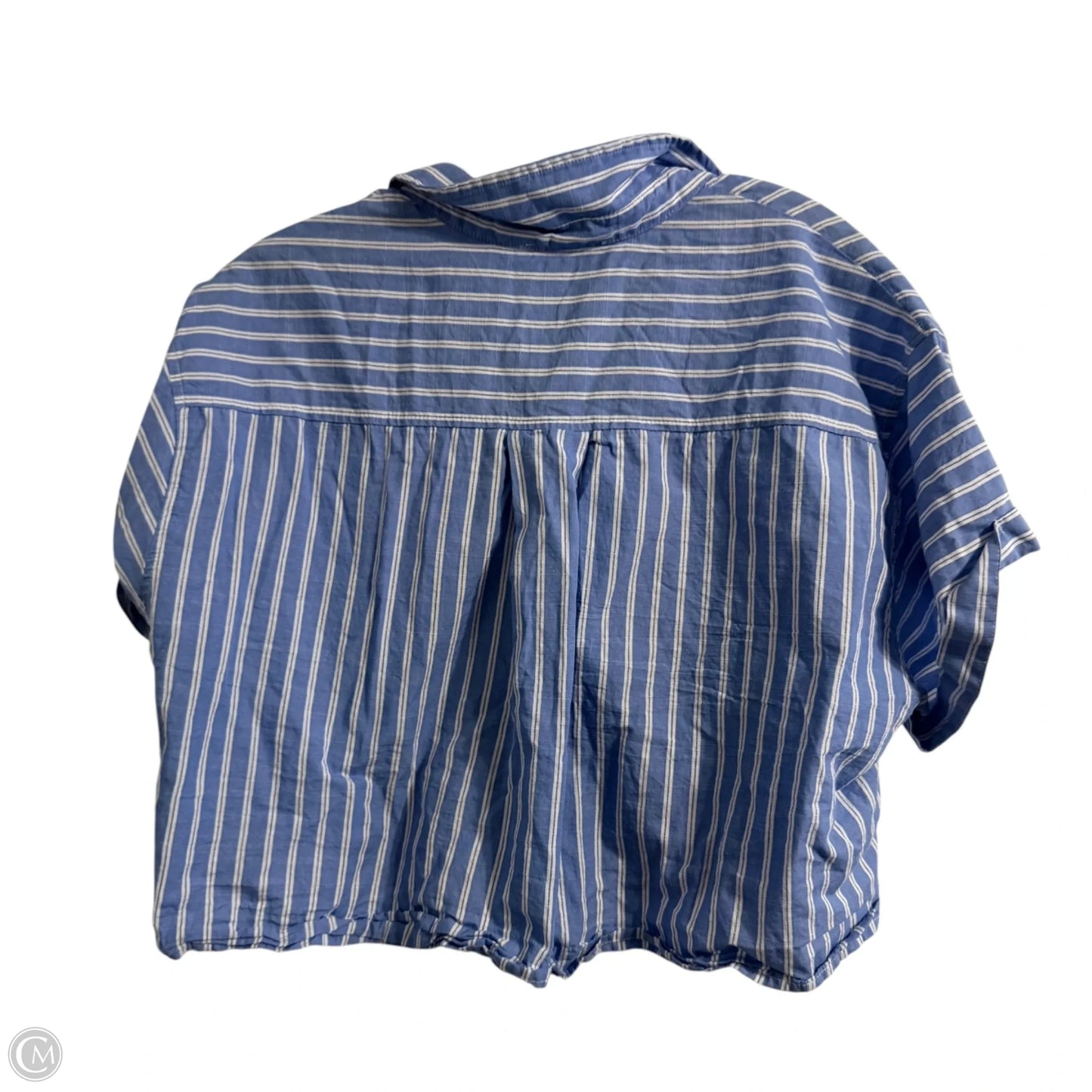 Top Short Sleeve By Iris In Blue, Size: M