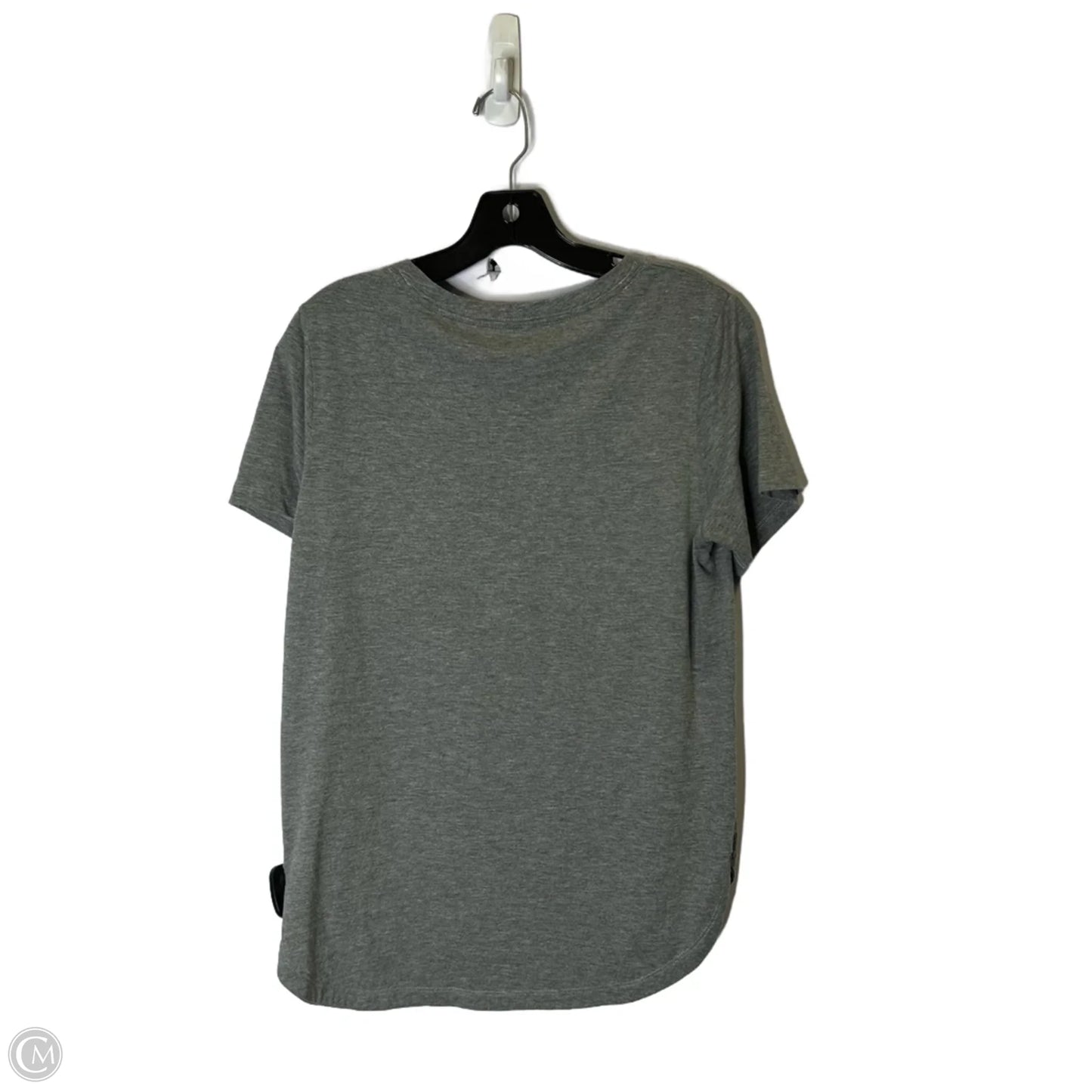 Athletic Top Short Sleeve By Nike Apparel In Grey, Size: M