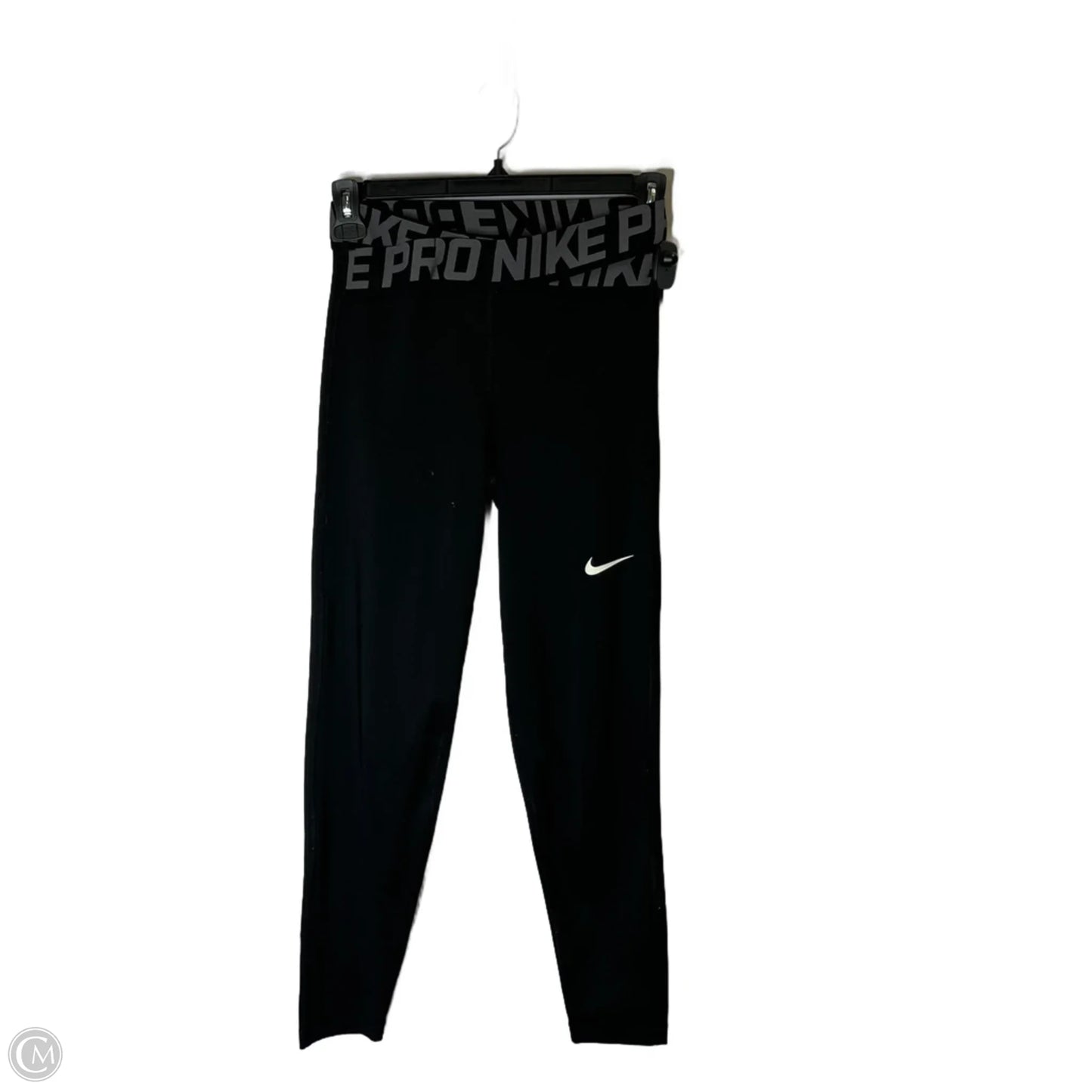Athletic Leggings By Nike Apparel In Black, Size: M