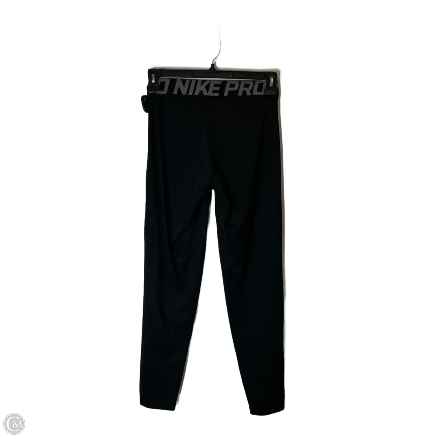 Athletic Leggings By Nike Apparel In Black, Size: M