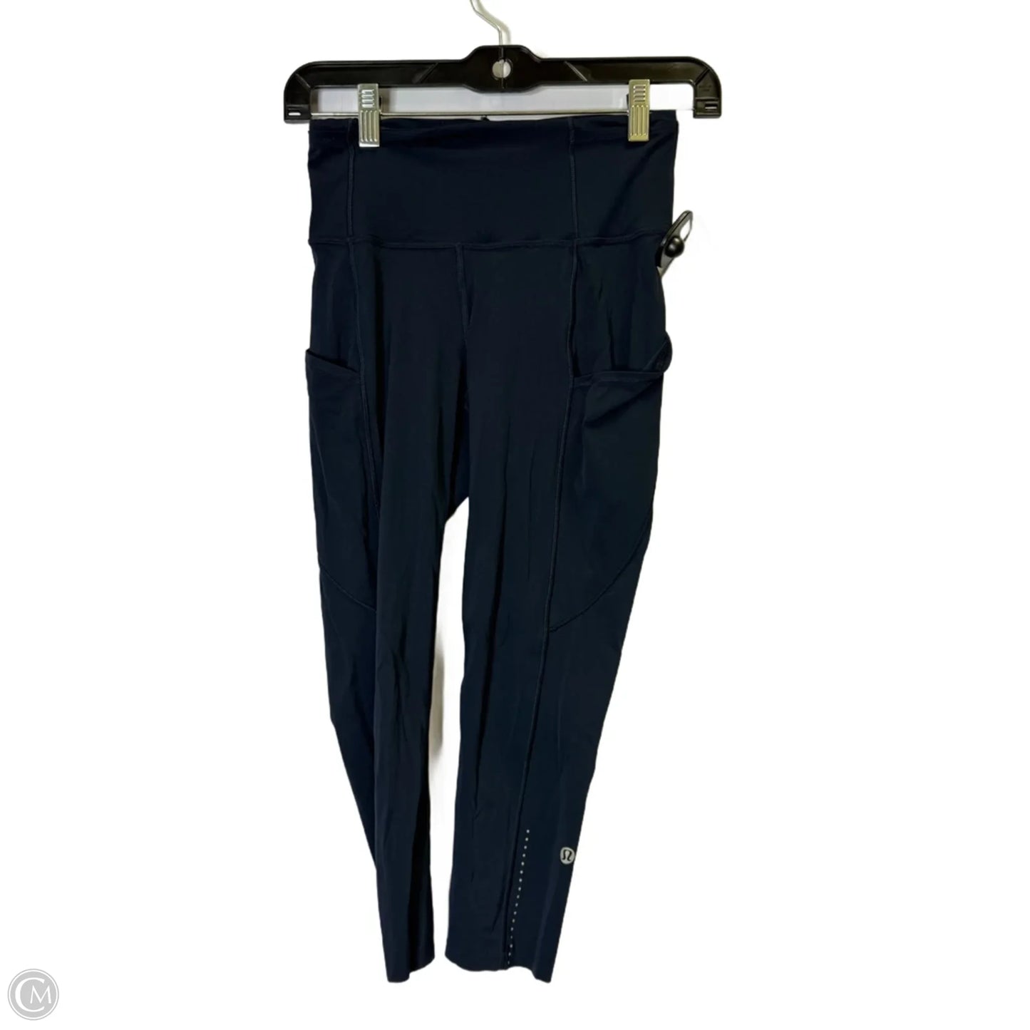 Athletic Leggings Capris By Lululemon In Blue, Size: 4