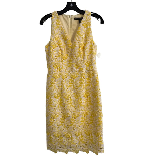 Dress Casual Short By White House Black Market In Yellow, Size: 2