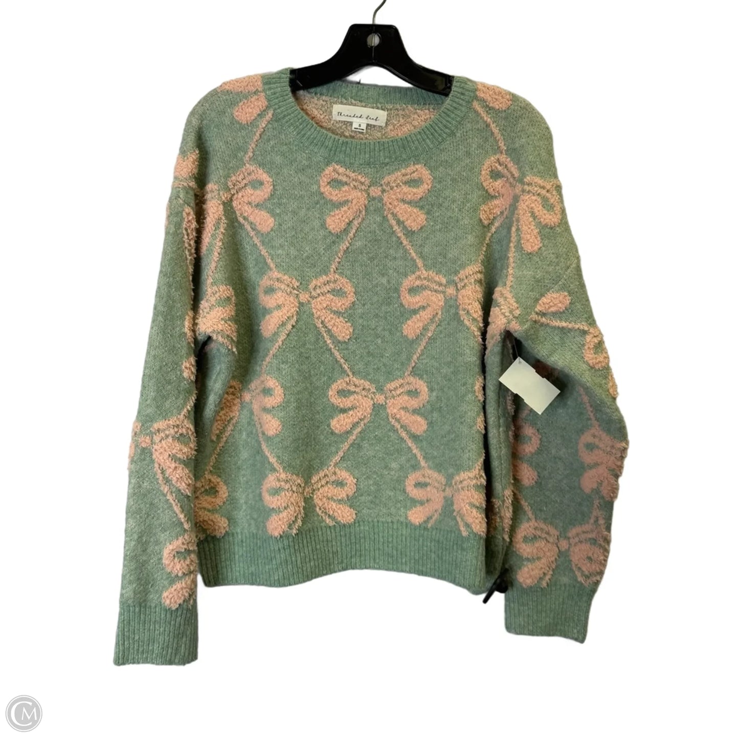 Sweater By Clothes Mentor In Teal, Size: S