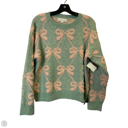 Sweater By Clothes Mentor In Teal, Size: S