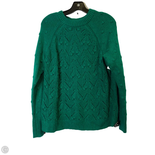 Sweater By Sonoma In Green, Size: L
