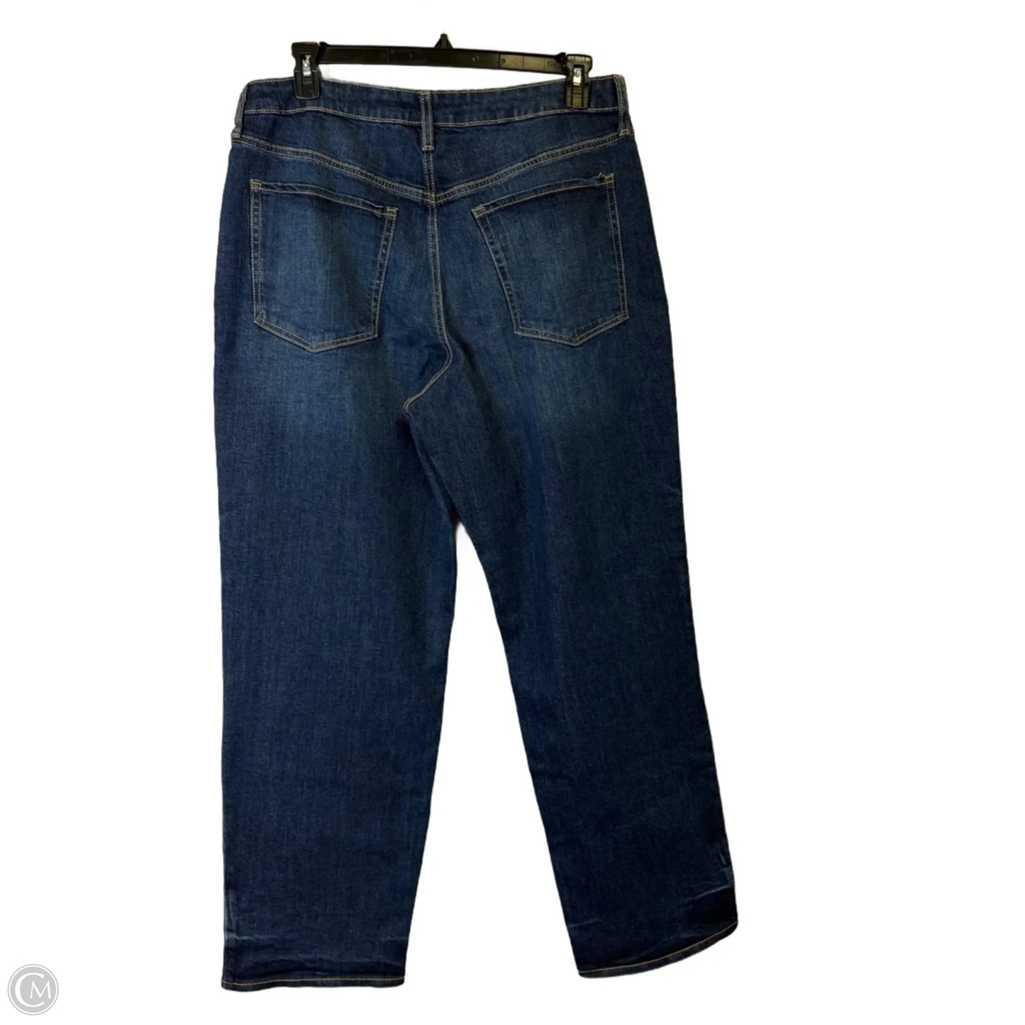 Jeans Straight By Old Navy In Blue Denim, Size: 16