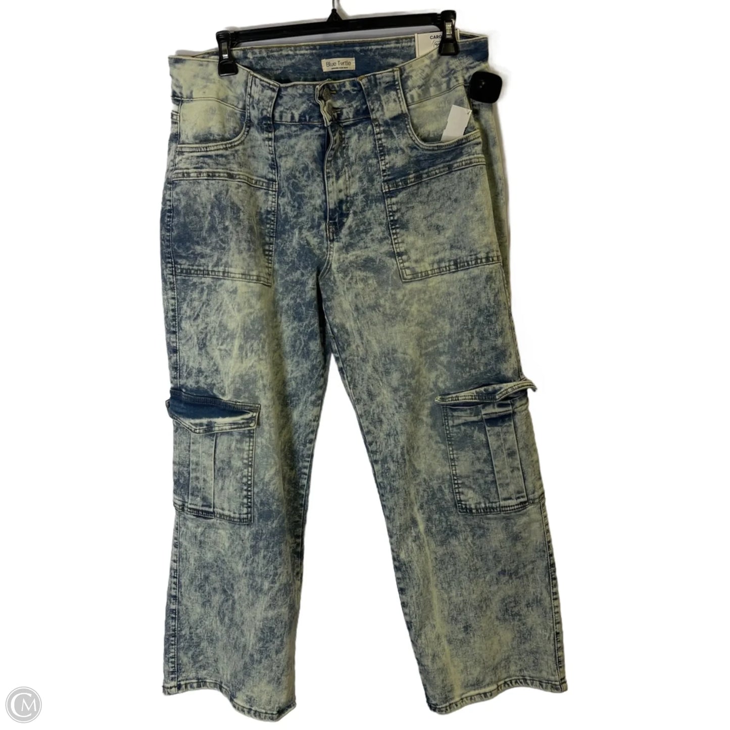 Jeans Wide Leg By Clothes Mentor In Blue Denim, Size: 22