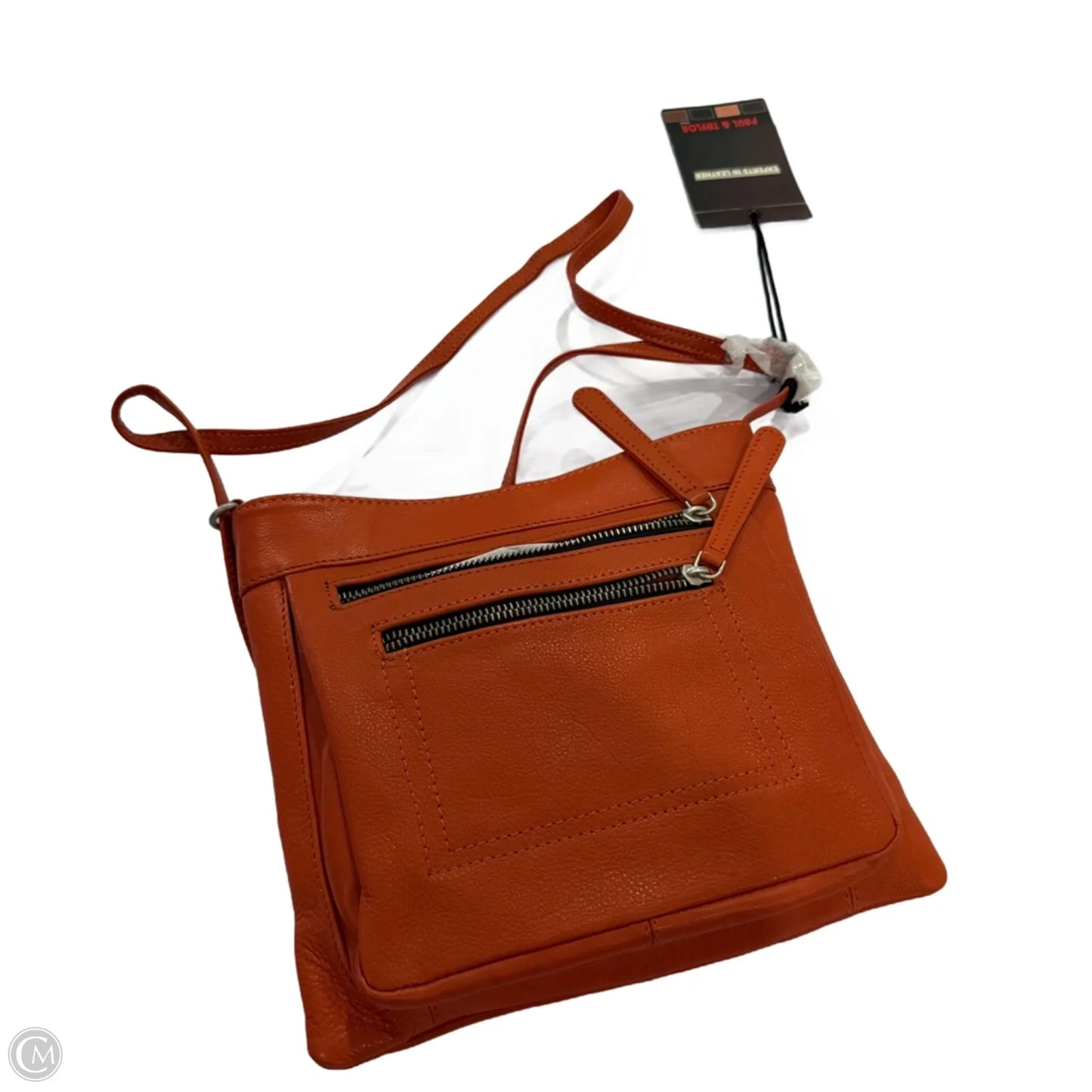 Handbag Leather By Clothes Mentor, Size: Medium