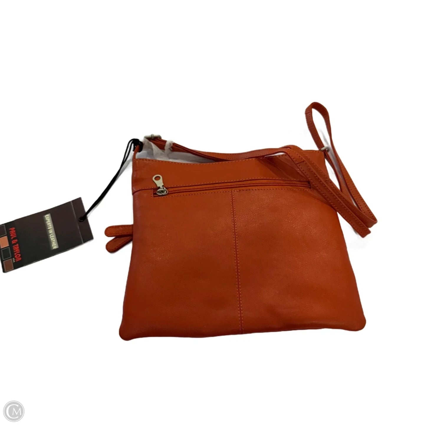 Handbag Leather By Clothes Mentor, Size: Medium
