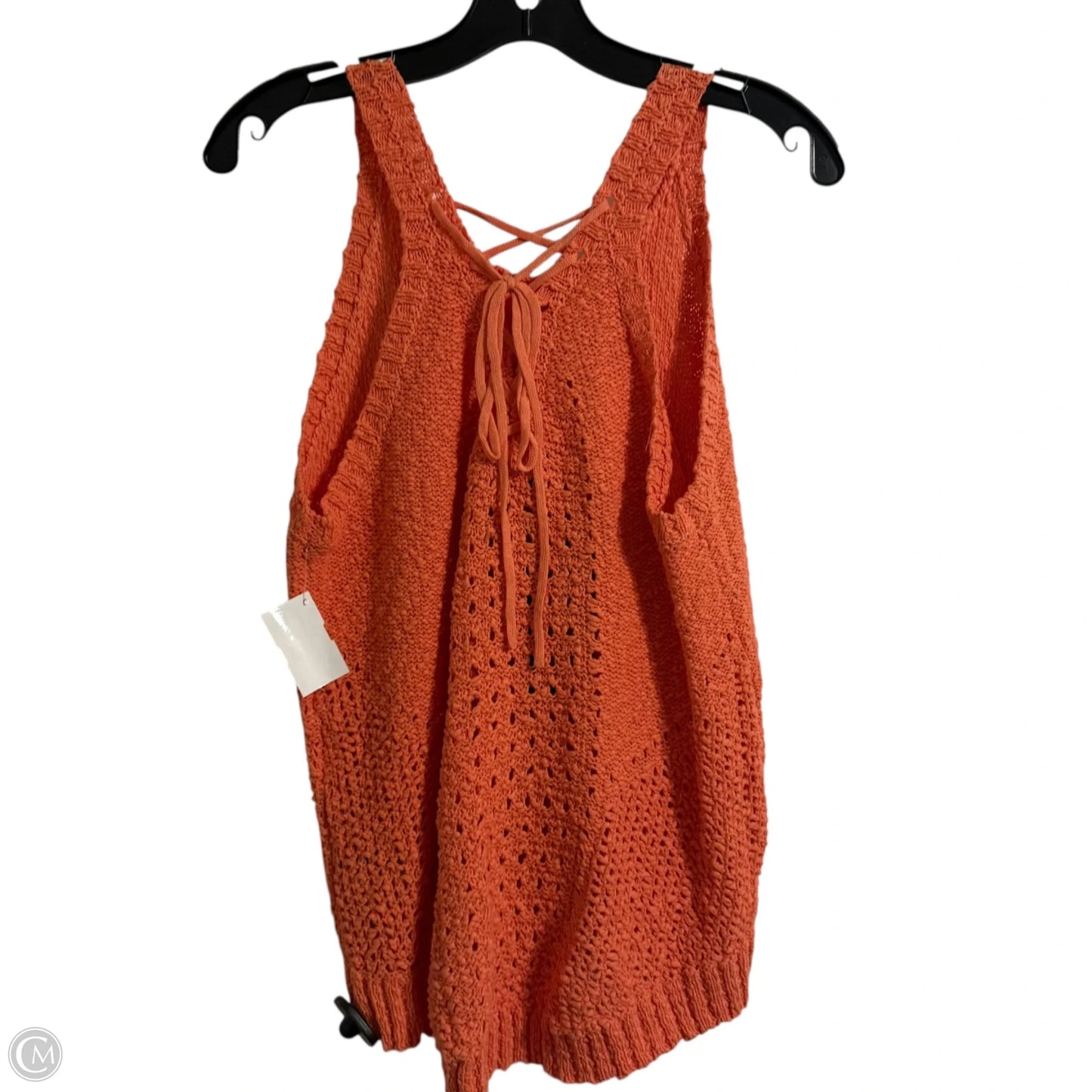 Top Sleeveless By Buffalo David Bitton In Orange, Size: L