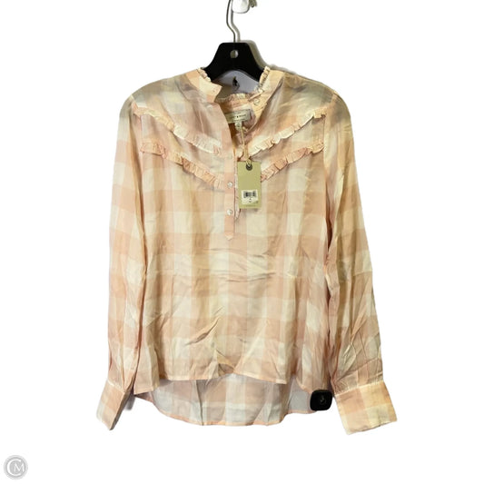 Top Long Sleeve By Lucky Brand In Pink, Size: M