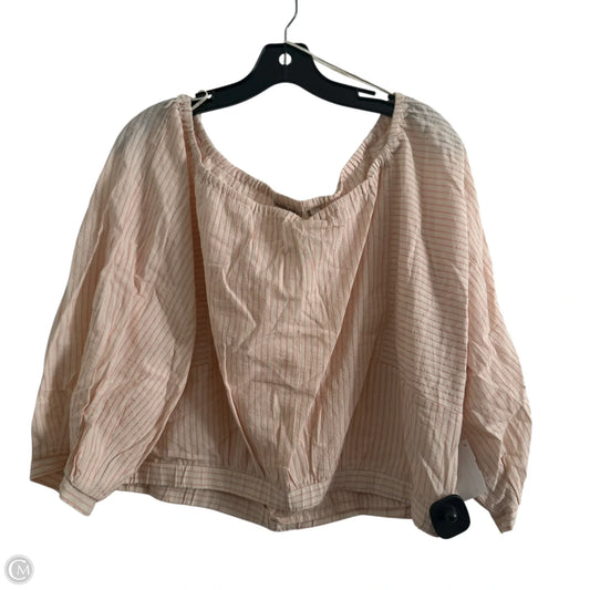 Top Long Sleeve By Holding Horses In Striped Pattern, Size: M