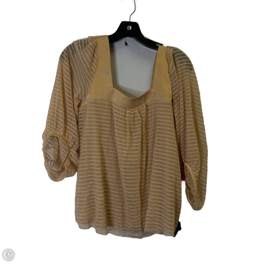 Top Long Sleeve By Meadow Rue In Pink, Size: S