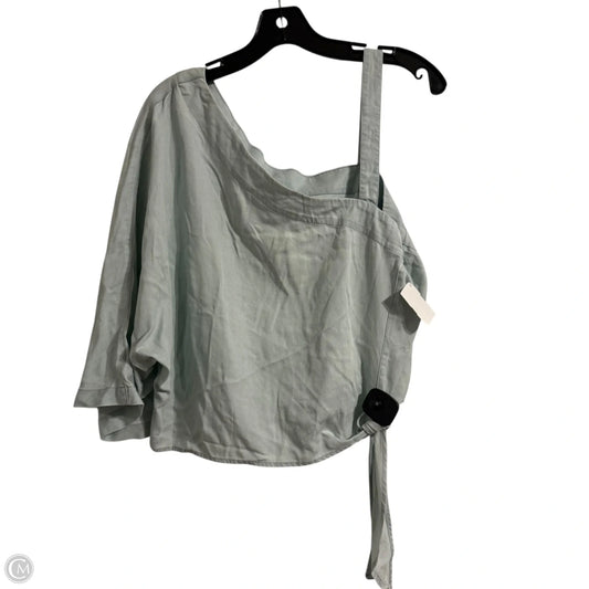 Top Short Sleeve By Holding Horses In Blue, Size: M