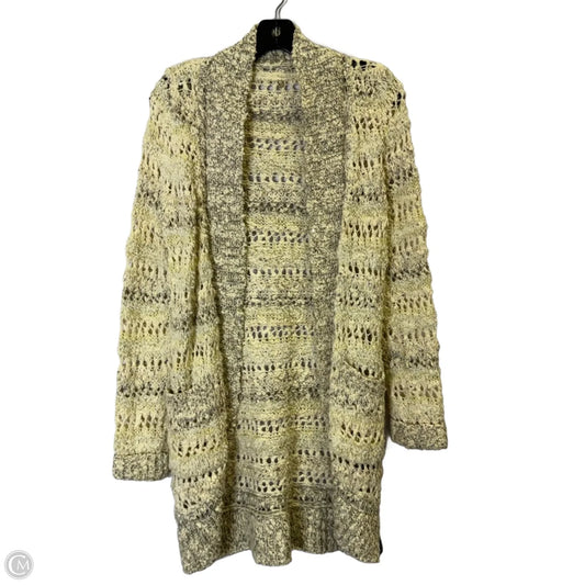 Sweater Cardigan By Knitted And Knotted In Cream, Size: Xs