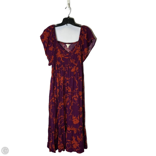 Dress Casual Maxi By Terra & Sky In Purple, Size: 1x