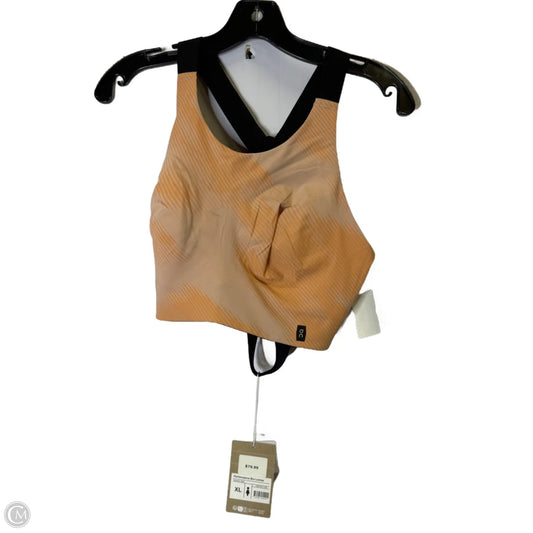Athletic Bra By On In Orange, Size: Xl