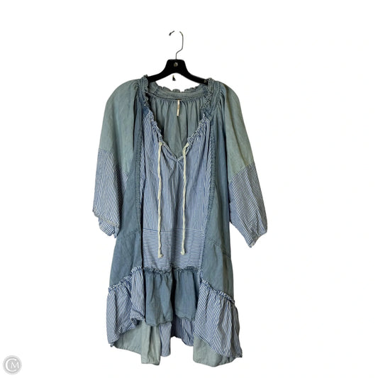 Top Short Sleeve By Free People In Blue, Size: L
