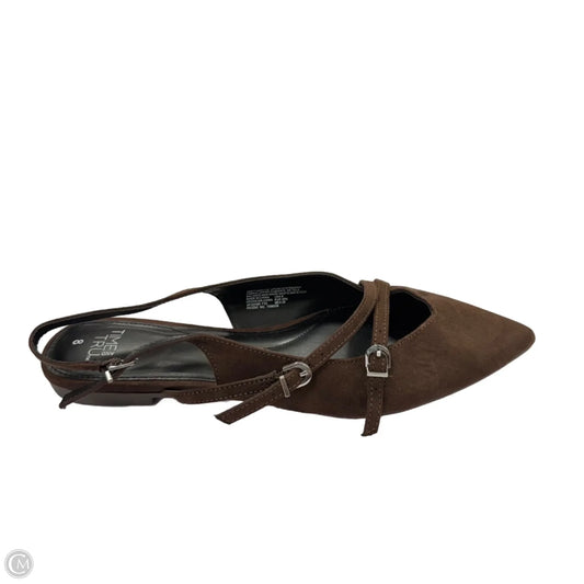 Shoes Flats By Time And Tru In Brown, Size: 8