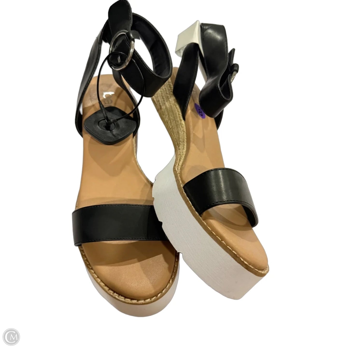 Sandals Heels Platform By Bar Iii In Black, Size: 8