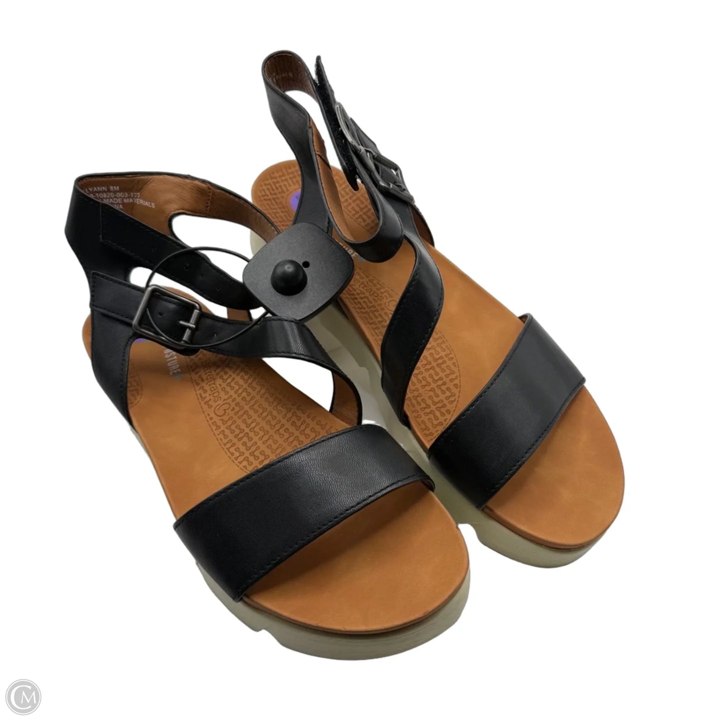 Sandals Heels Platform By Bare Traps In Black, Size: 8