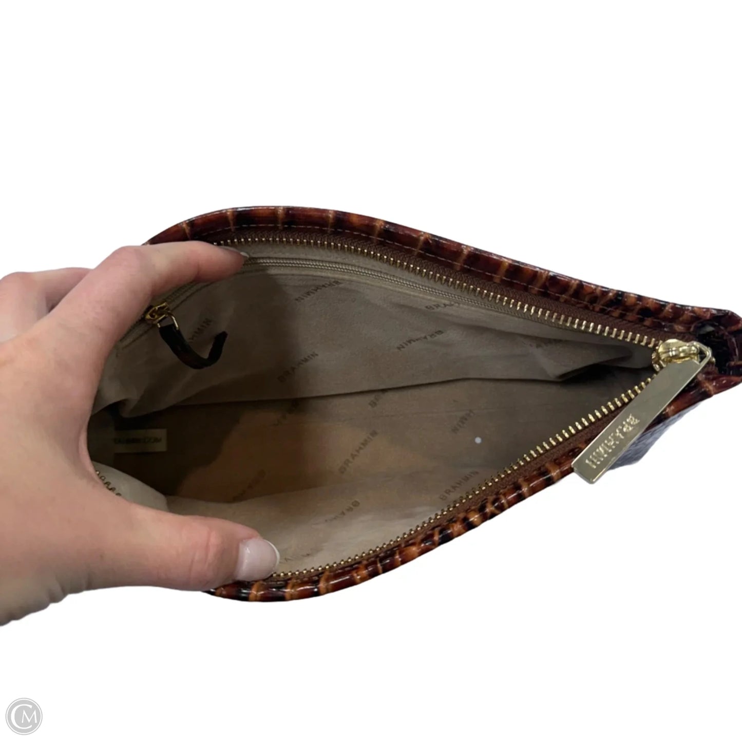 Wristlet Designer By Brahmin, Size: Large