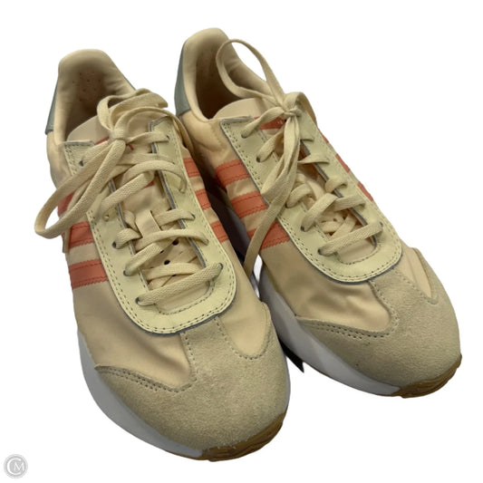 Shoes Athletic By Adidas In Cream, Size: 5.5