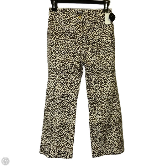 Jeans Straight By J. Crew In Animal Print, Size: 2