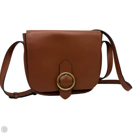 Crossbody Leather By Banana Republic, Size: Medium