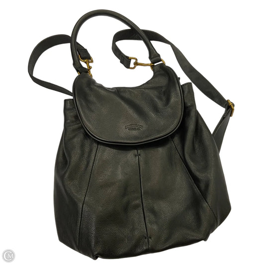 Backpack Leather By Clothes Mentor, Size: Medium