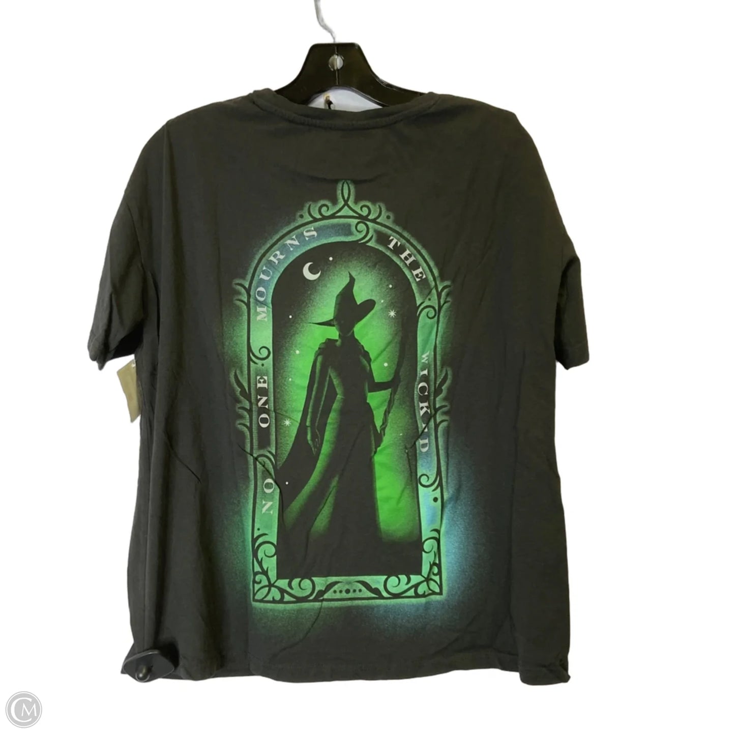 Top Short Sleeve Basic By Clothes Mentor In Grey, Size: M