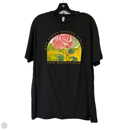 Top Short Sleeve Basic By Clothes Mentor In Black, Size: Xl