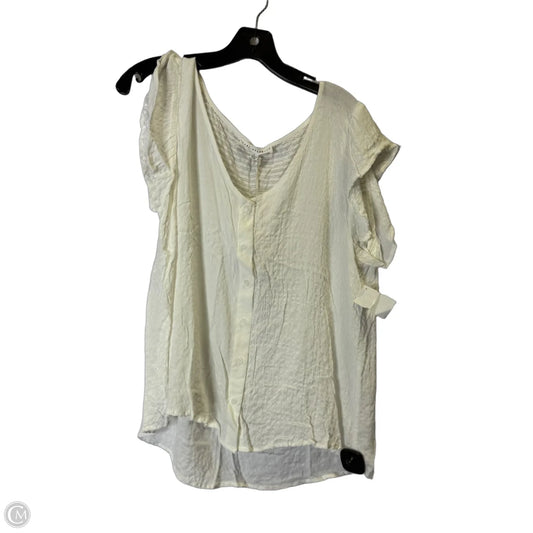 Top Sleeveless By Jane And Delancey In White, Size: L