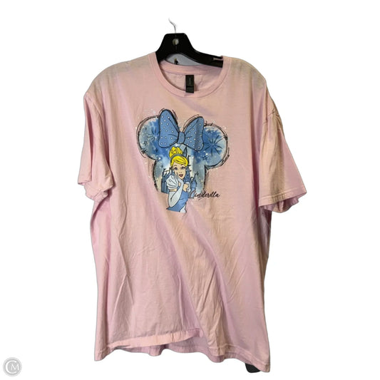 Top Short Sleeve Basic By Gildan In Pink, Size: Xl