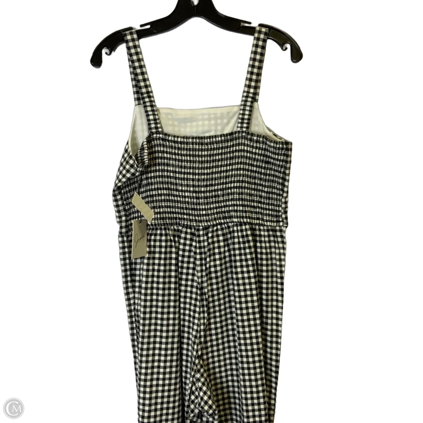 Jumpsuit By Japna In Checkered Pattern, Size: L
