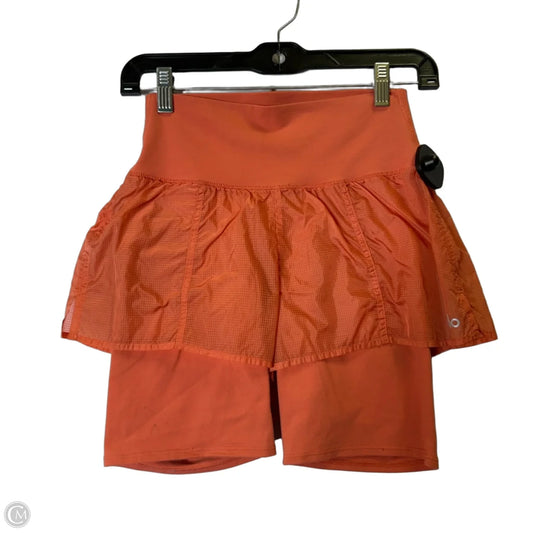 Athletic Shorts By Alo In Orange, Size: Xs