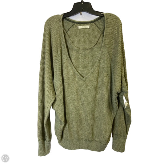 Top Long Sleeve By We The Free In Green, Size: M