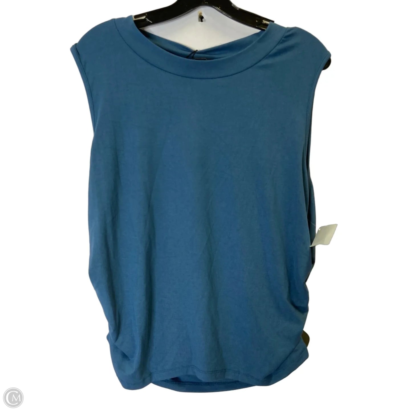 Top Sleeveless By Cider In Blue, Size: 2x