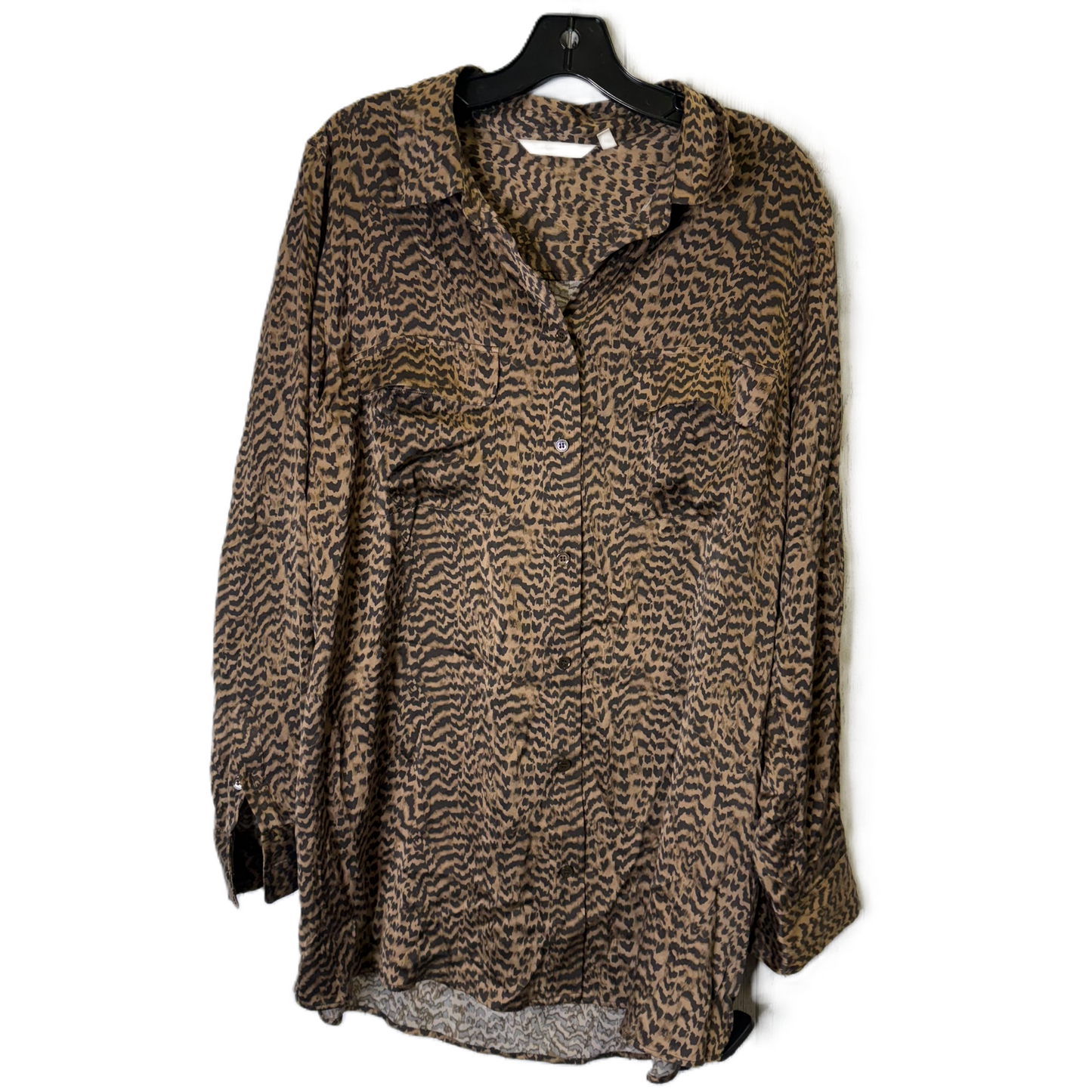 Top Long Sleeve By Soft Surroundings In Animal Print, Size: Xl