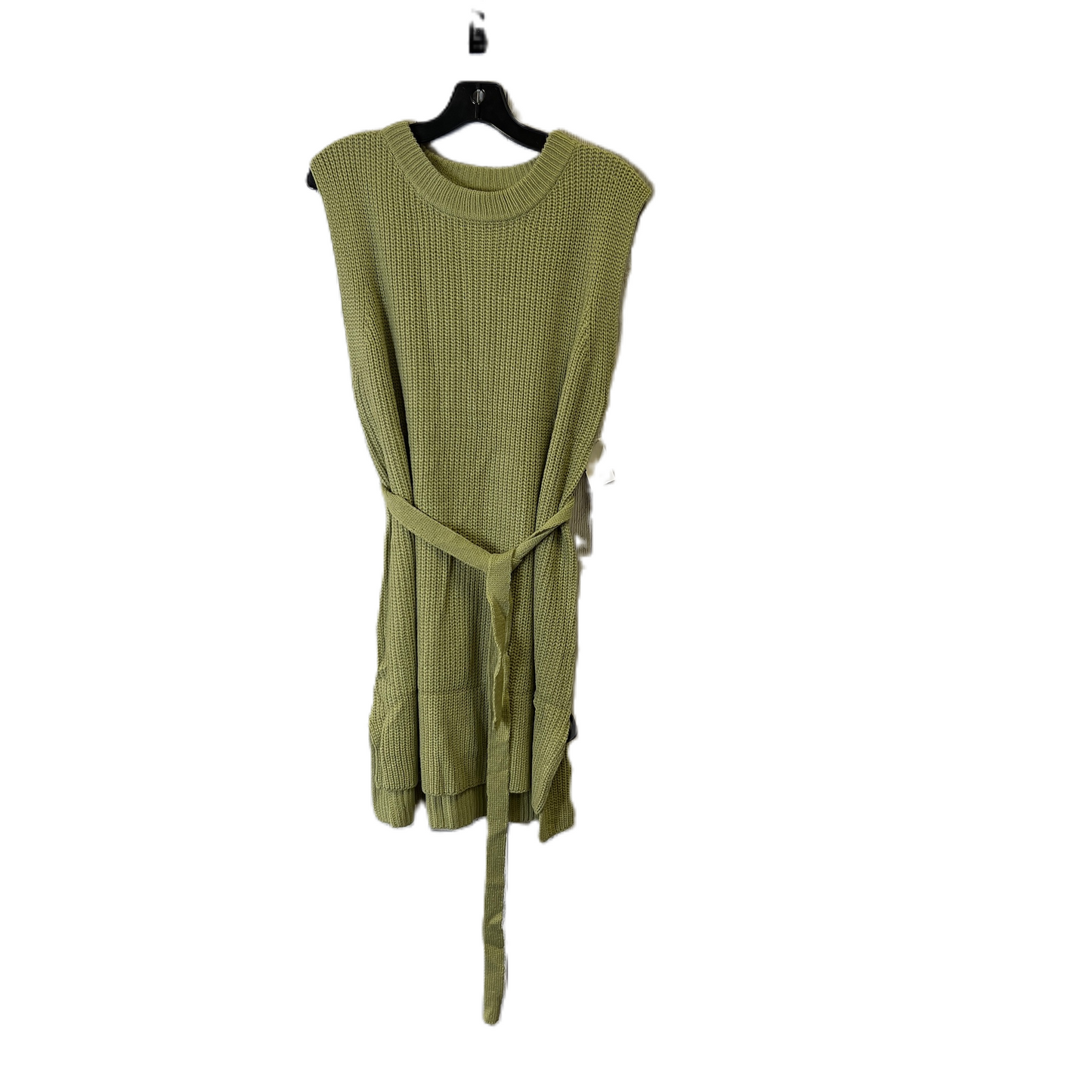 Vest Sweater By Fehrnvi In Green, Size: Xl