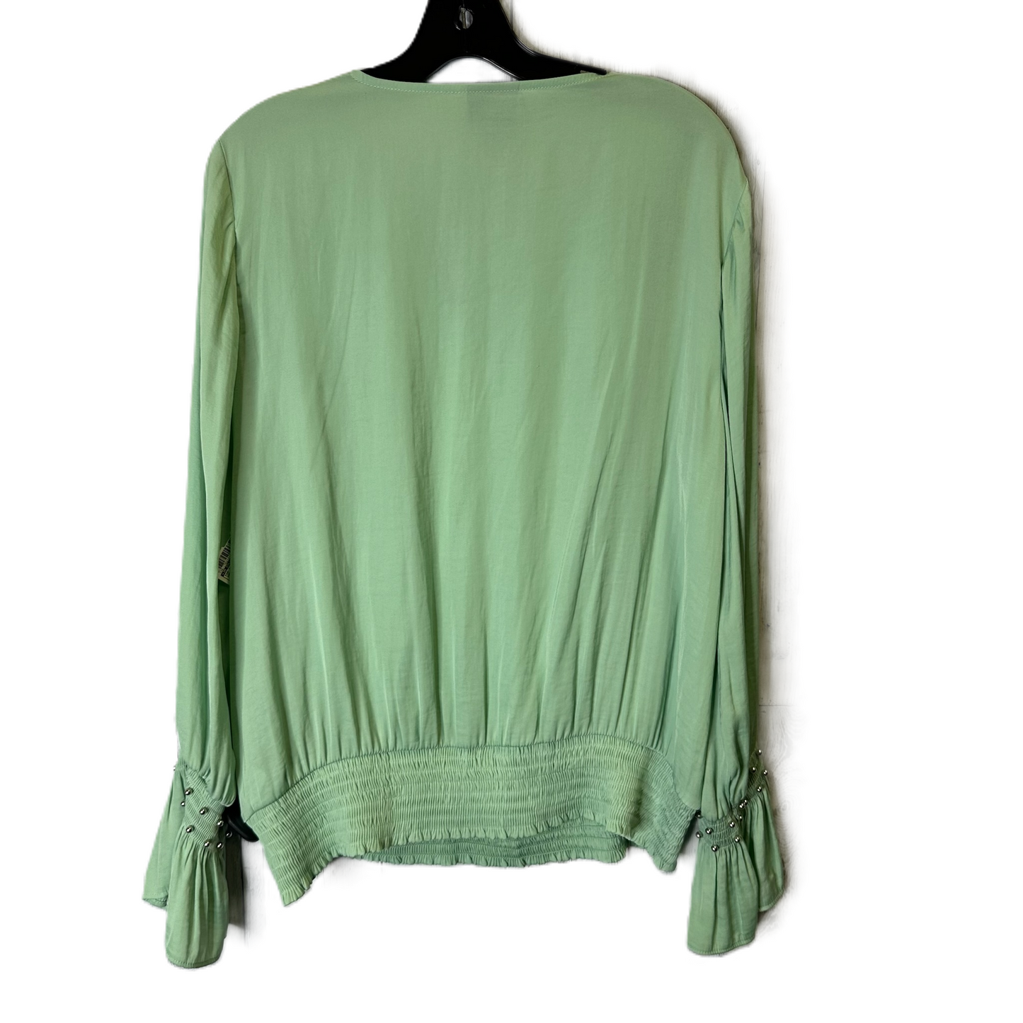 Top Long Sleeve By Jm Collections In Green, Size: L