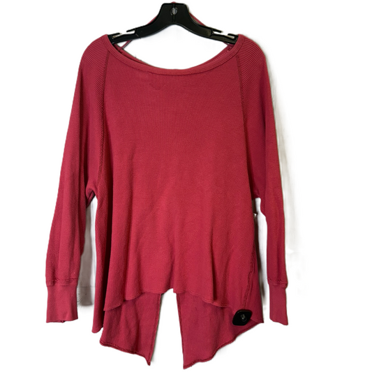 Top Long Sleeve By We The Free In Pink, Size: S
