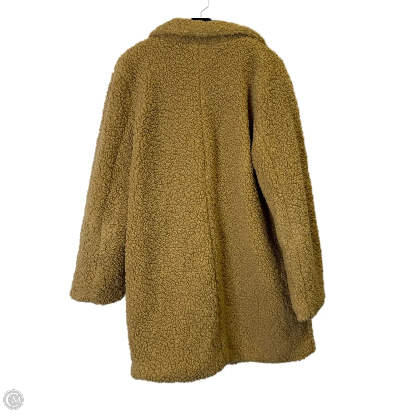Coat Faux Fur & Sherpa By Fashion Nova In Brown, Size: 1x