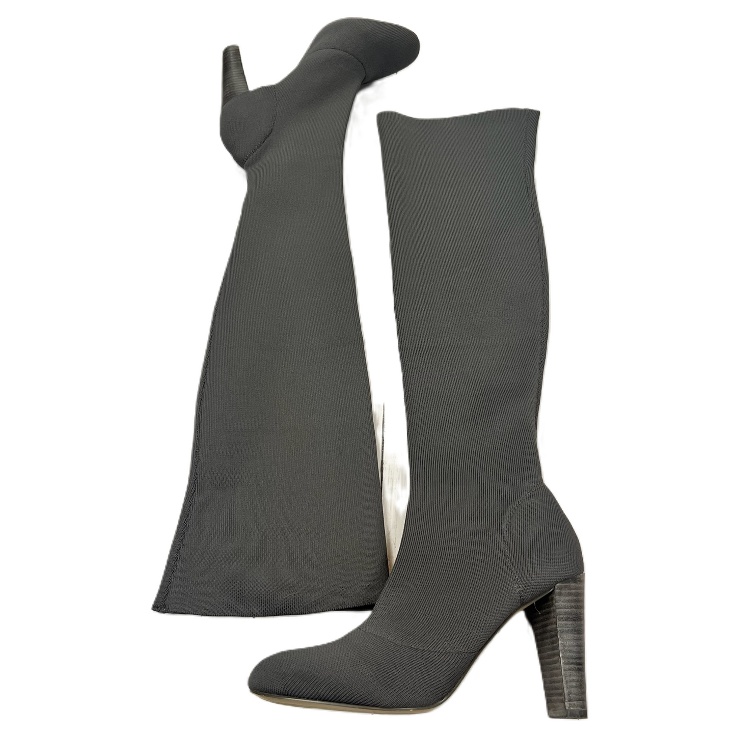 Boots Over-the-knee Heels By Charles By Charles David In Grey, Size: 8.5