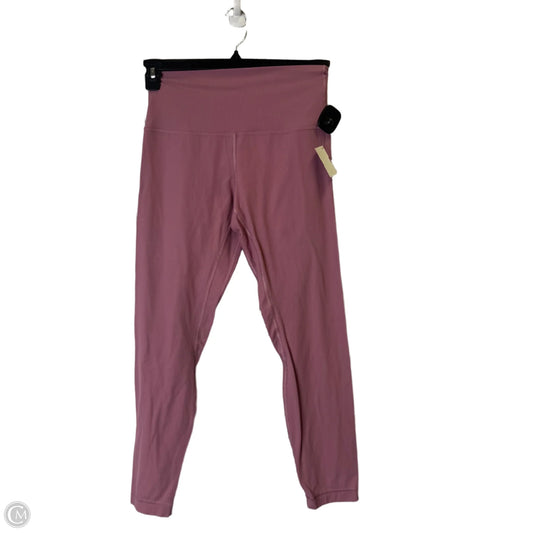 Athletic Leggings By Lululemon In Pink, Size: 8