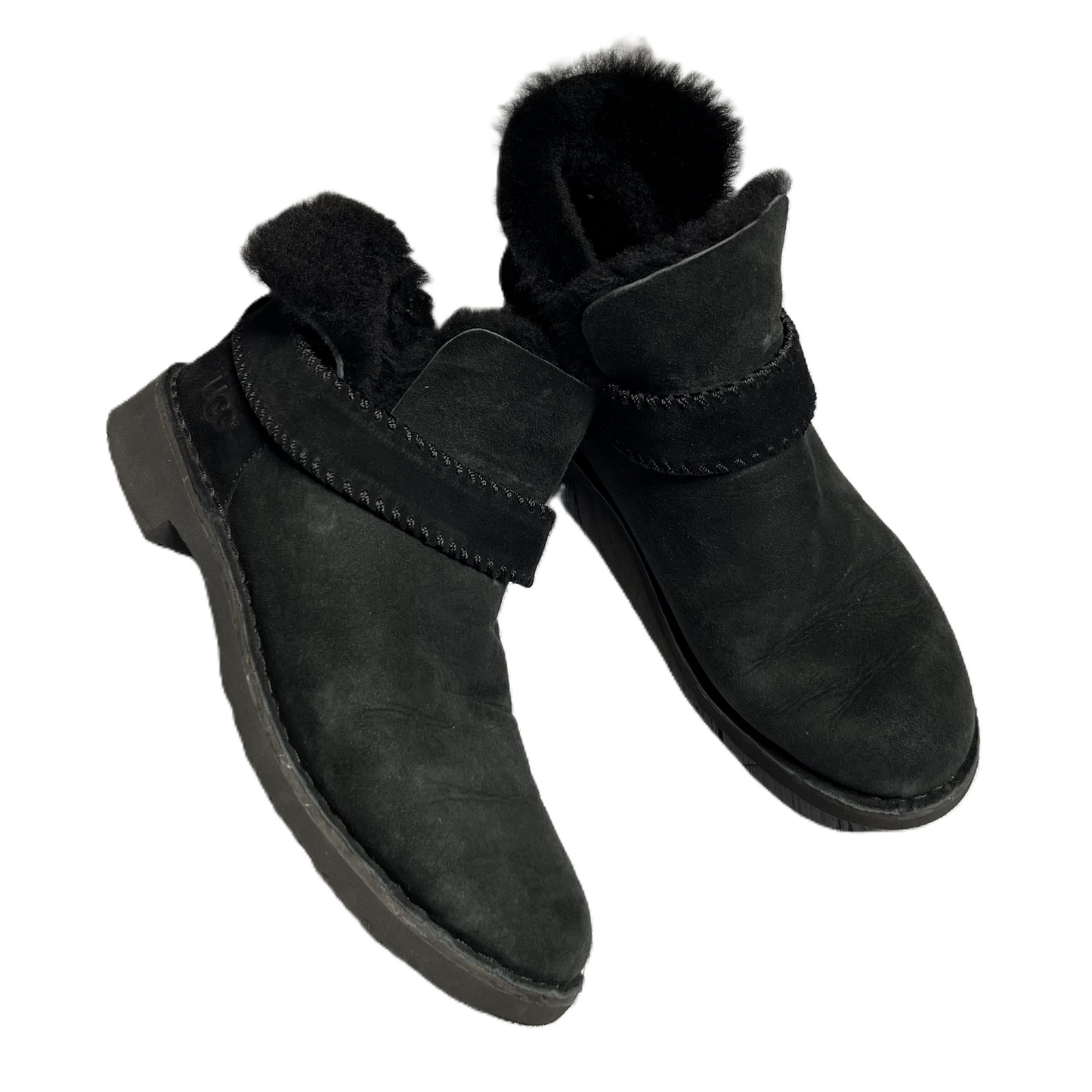 Boots Designer By Ugg In Black, Size: 9