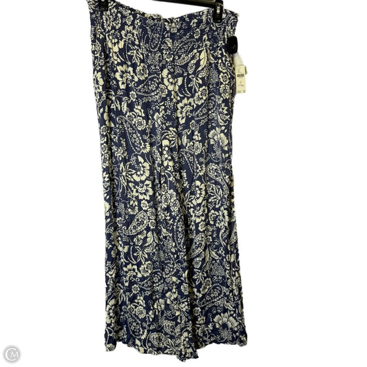 Pants Wide Leg By Anthropologie In Blue, Size: Xl