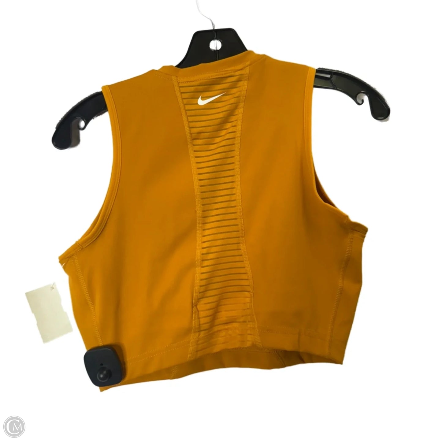Athletic Tank Top By Nike Apparel In Yellow, Size: M