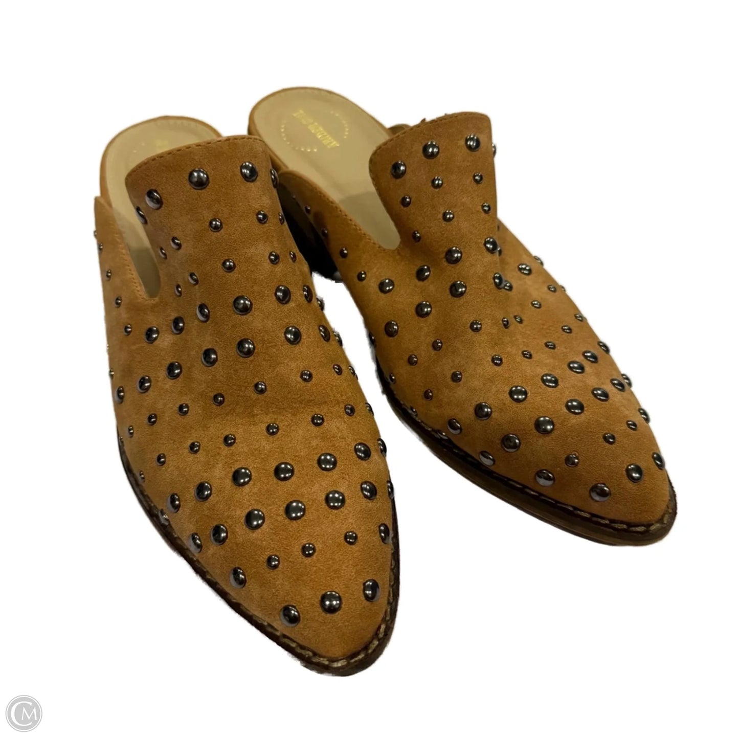 Shoes Heels Block By Clothes Mentor In Brown, Size: 7