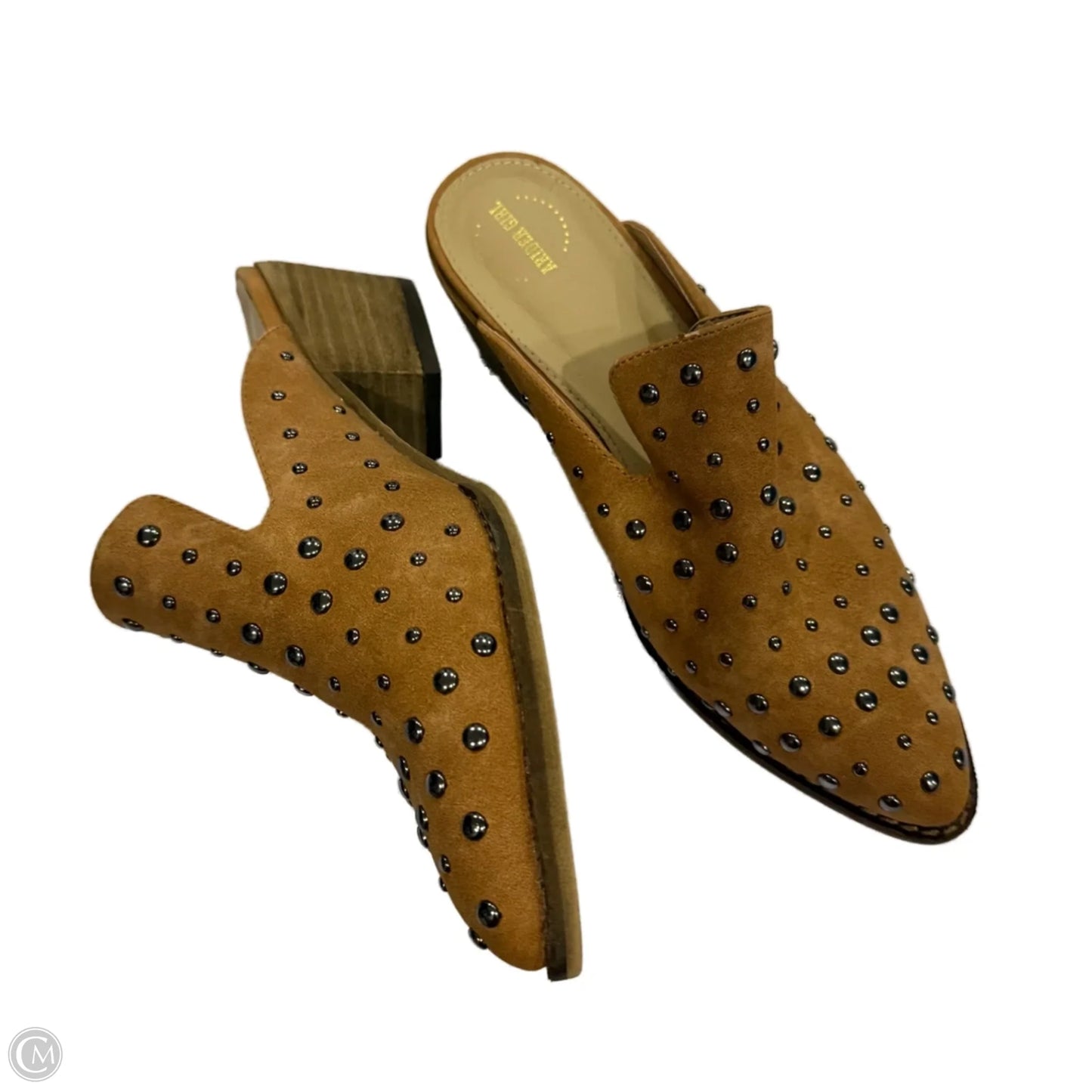 Shoes Heels Block By Clothes Mentor In Brown, Size: 7